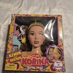 Princess Korina Styling Head - Brown Hair